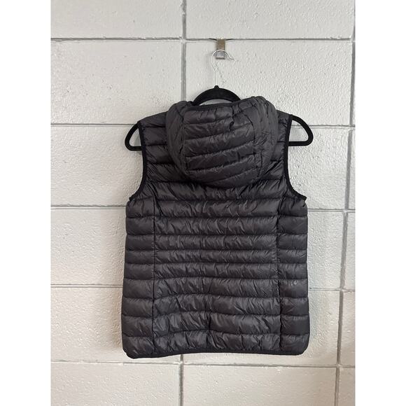 Eleven Elfs Black Arwen Vegan Down Hooded Puffer Vest size S - Picture 5 of 8